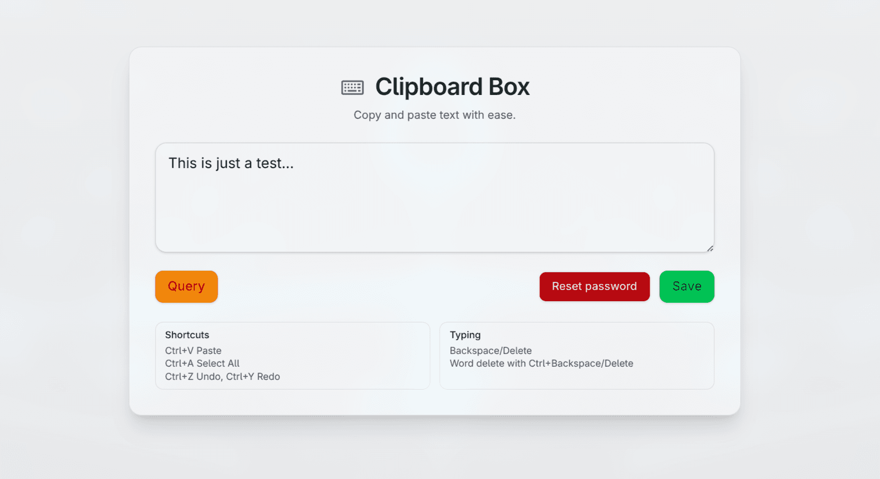 Online Clipboard