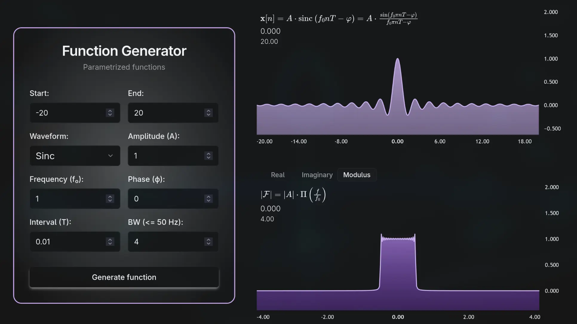 Signal Transformer Tool