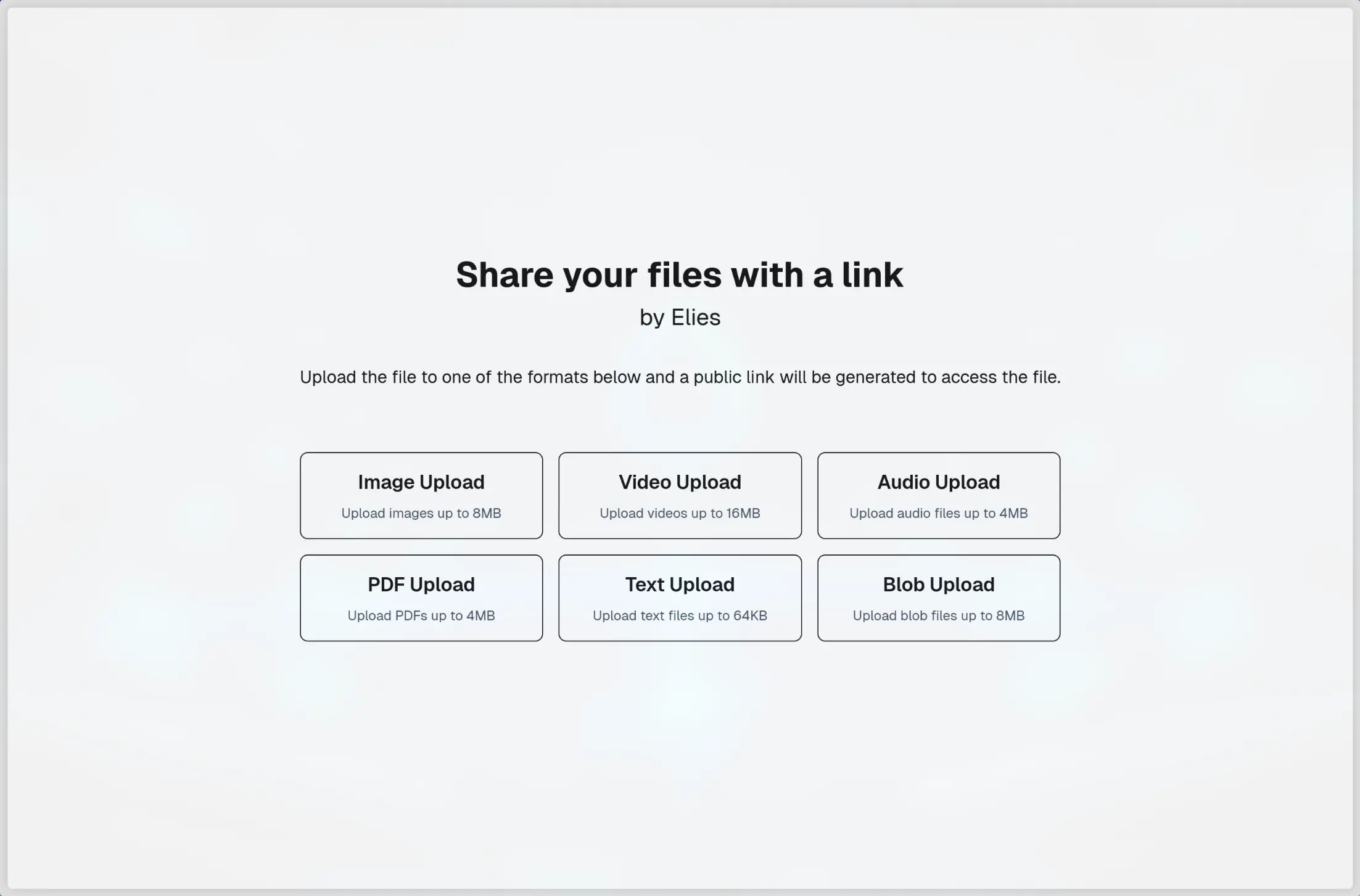 File sharing project